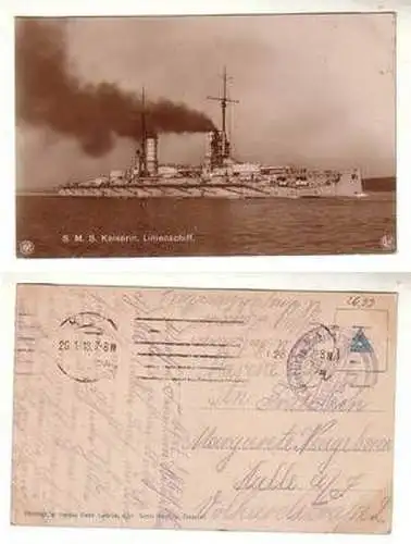 26524 Unterseeboot Abteilung Ak S.M.S. Linienschiff Kaiserin 1918