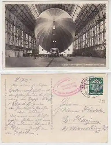 45737 Ak Einbringen des LZ 127 "Graf Zeppelin" 1933