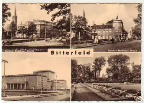 12790 Mehrbild Ak Bitterfeld Kulturpalast usw. 1962