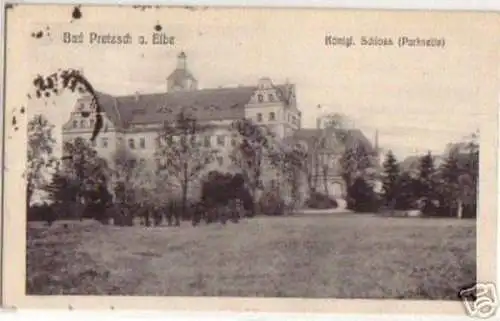 14120 Ak Bad Pretzsch a. Elbe königl. Schloss 1921
