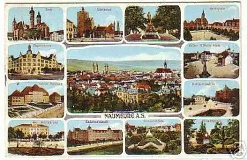 07724 Mehrbild Ak Naumburg Jägerkaserne usw. 1917