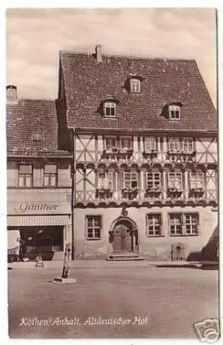 18097 Ak Köthen Anhalt altdeutscher Hof 1959