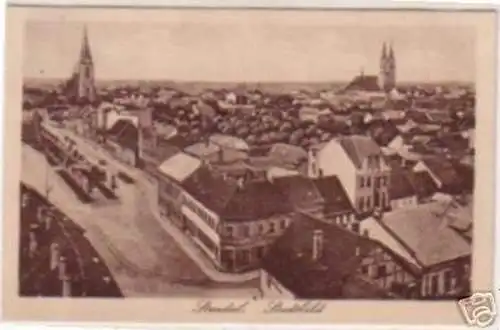 03721 Ak Stendal Stadtbild Totalansicht 1927