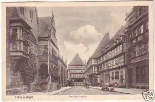 20875 Ak Halberstadt Am Holzmarkt 1916