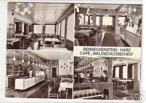12828 Mehrbild Ak Benneckenstein Harz Café 1982