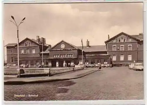 39670 Ak Bitterfeld Bahnhof 1966