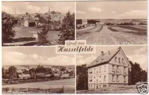 09276 Mehrbild Ak Gruss aus Hasselfelde 1967