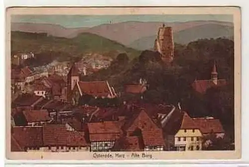 10858 Ak Osterode Harz alte Burg 1913