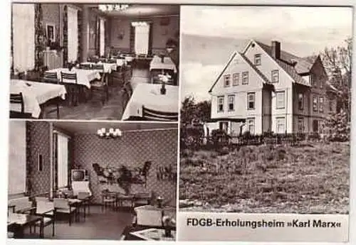 38345 Ak Hasselfelde FDGB Erholungsheim "Karl Marx"1982