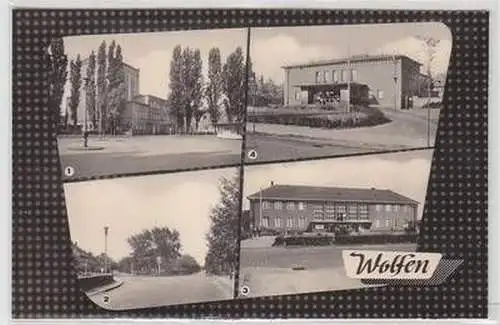 23391 Mehrbild Ak Wolfen Bahnhof usw. 1968