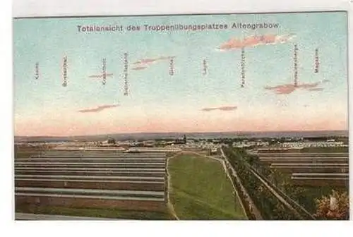 48393 Ak Truppenübungsplatz Altengrabow Totalansicht um 1910