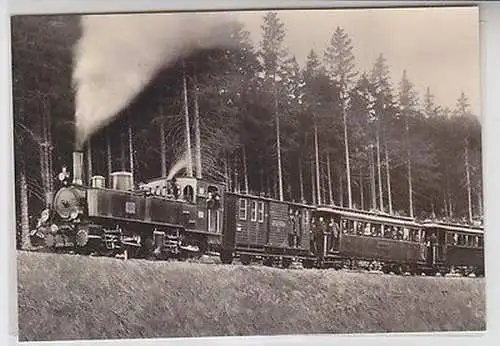 63284 Ak 75 Jahre Harzquerbahn Jubiläumskarte Eröffnungsfahrt im Oberharz