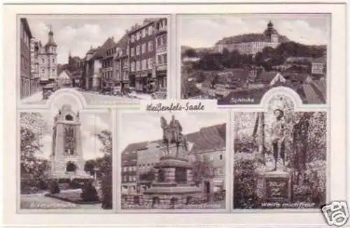 28904 Mehrbild Ak Weißenfels Leipziger Straße usw. 1940