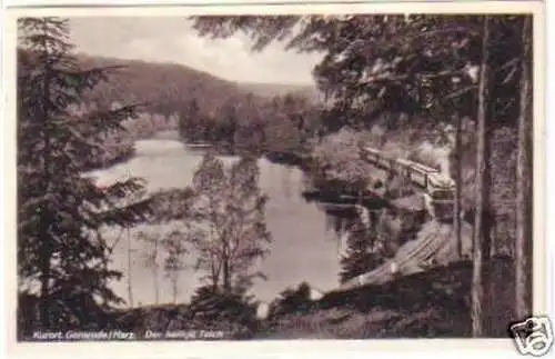 26783 Ak Kurort Gernrode (Harz) Der heilige Teich 1933