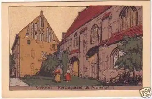 24118 Künstler-Ak Stendal St. Annenstift um 1930