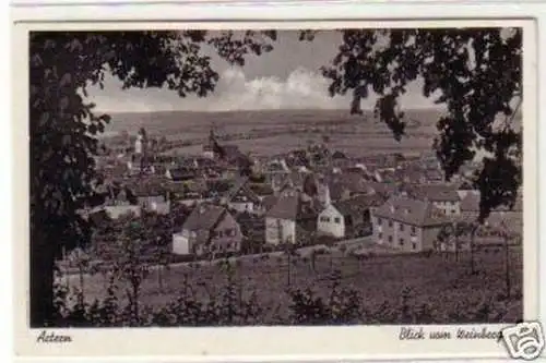 32184 Ak Artern Blick vom Weinberg um 1940