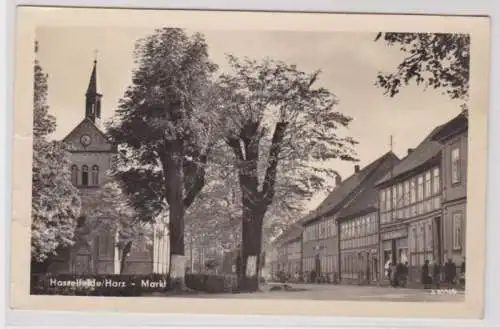51428 Ak Hasselfelde Harz Markt 1957