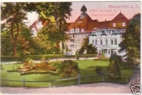 28214 Feldpost Ak Weissenfels Oberrealschule 1918