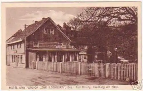19208 Ak Ilsenburg am Harz Hotel und Pension um 1923