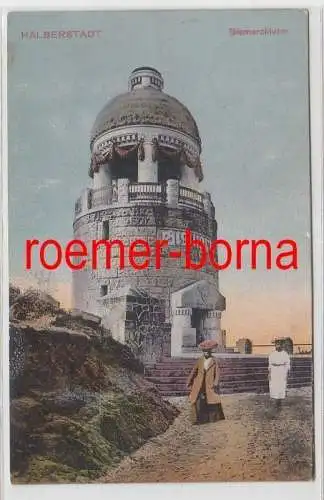 70882 Ak Halberstadt Bismarckturm 1915