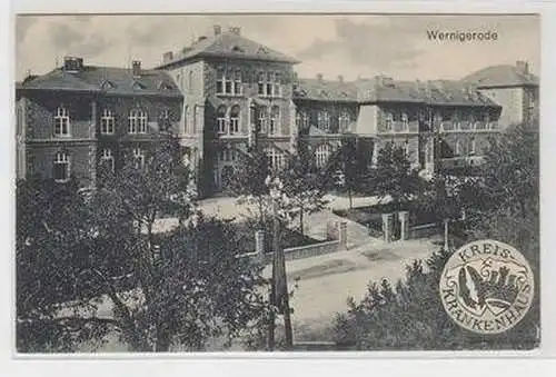 56981 Ak Wernigerode Kreis Krankenhaus 1927