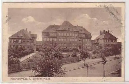 48496 Ak Naumburg an der Saale Lehrerseminar 1918