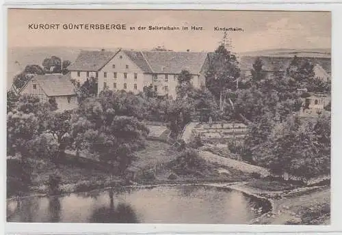 71282 Ak Kurort Güntersberge an der Selketalbahn im Harz um 1920