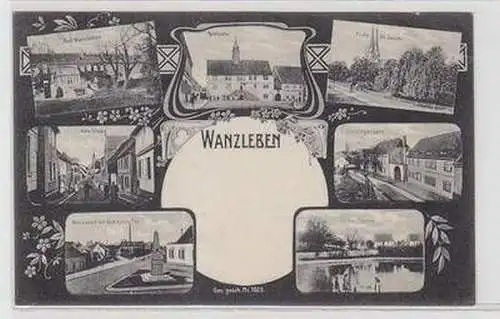 56023 Mehrbild Ak Wanzleben Kneitlingstrasse usw. 1913