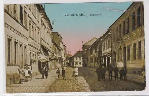 89441 Ak Bismarck in der Altmark Breitestrasse 1927