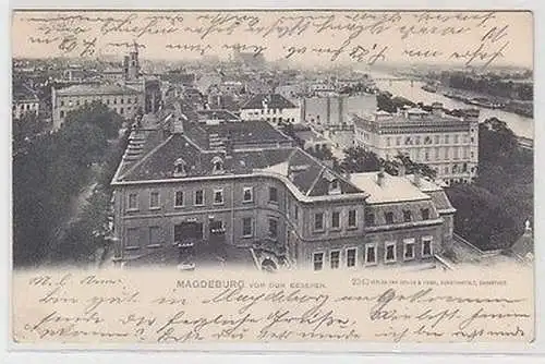 43993 Ak Magdeburg vom Dom gesehen 1904