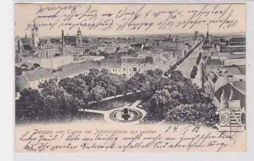 85353 AK Dessau vom Turme der Johanniskirche aus gesehen 1903