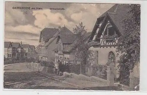 57435 Ak Gernrode am Harz Wilhelmstrasse 1928