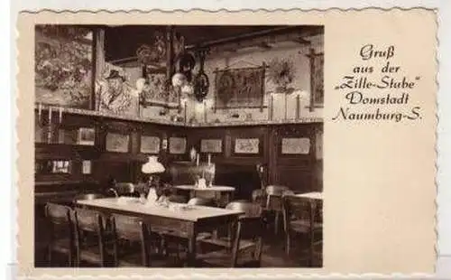48647 Ak Gruß aus der Zille Stube Naumburg Saale 1957