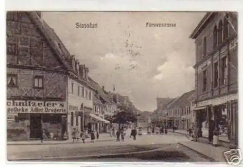 09375 Feldpost Ak Stassfurt Fürstenstrasse 1916