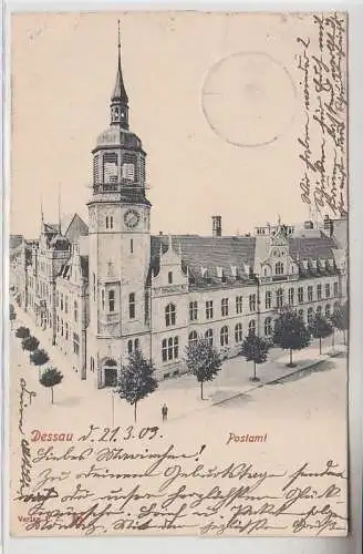 71847 Ak Dessau Postamt 1903