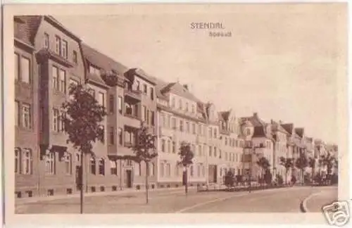 02421 Ak Stendal Südwall 1918