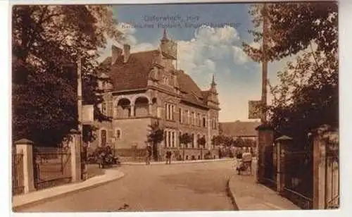 57406 Ak Osterwieck kaiserliches Postamt Eingang Kapellentor um 1910