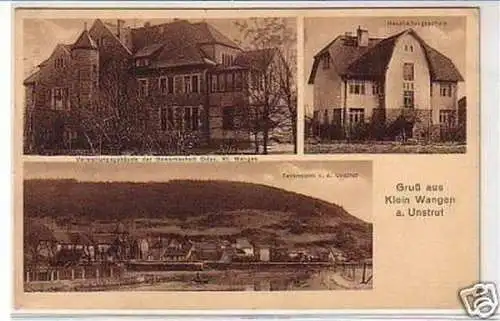 31992 Ak Gruß aus Klein Wangen an der Unstrut 1930