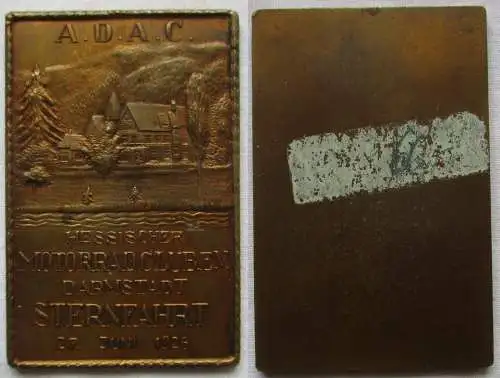 ADAC Bronze Plakette Sternfahrt Hess. Motorrad Club Darmstadt 27.6.1926 (163736)