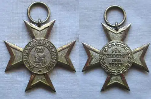 Sachsen Verdienstorden Silbernes Verdienstkreuz ohne Schwerter (100159)