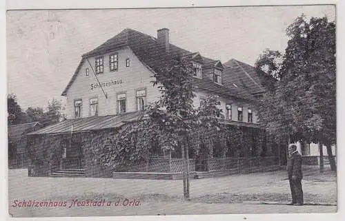 20032 Ak Partie am Schützenhaus Neustadt a. d. Orla um 1911
