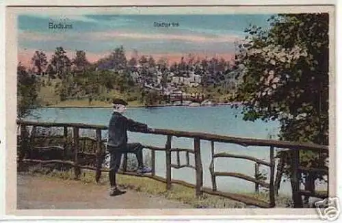 02549 Ak Bochum Stadtgarten 1911