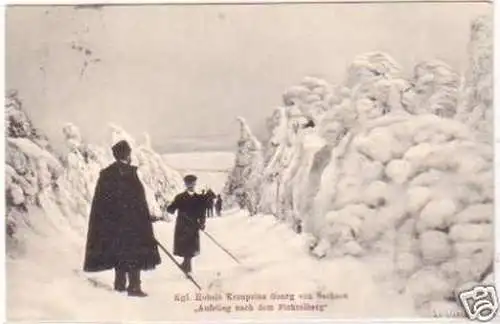 24936 Winter Ak Aufstieg nach dem Fichtelberg 1907