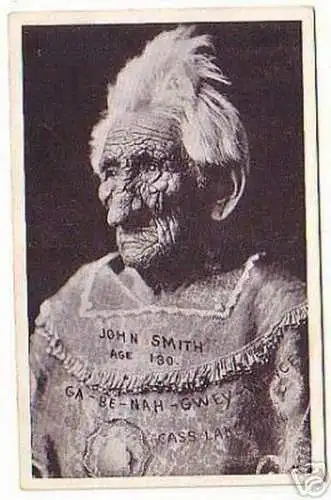 06042 Ak 130 Jahre alter Indianer aus Minnesota um 1920