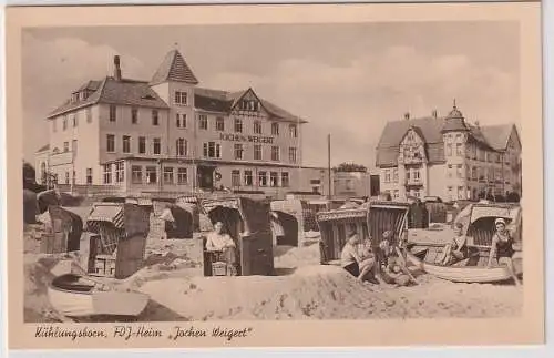 40846 Ak Kühlungsborn FDJ Heim Jochen Weigert um 1954