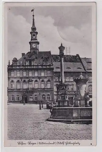 76304 Ak Böhmisch Leipa Česká Lípa Sudetenland Rathaus Feldpost 1941