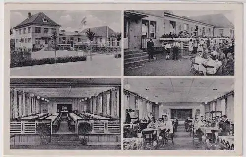 42501 Feldpost Ak Leipzig Eutritzsch Heim des Klein Gartenvereins 1943