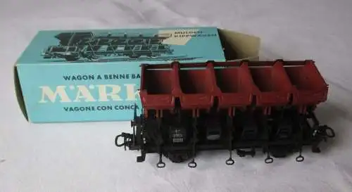 Märklin H0 4635 Muldenkippwagen braun DB in OVP (110612)