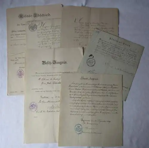 Dokumentennachlass eines Tierarztes 1888-1906 Königreich Bayern (104762)