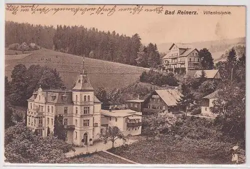 19295 Ak Bad Reinerz. Villenkolonie. Duszniki-Zdrój. Niederschlesien Polen 1916